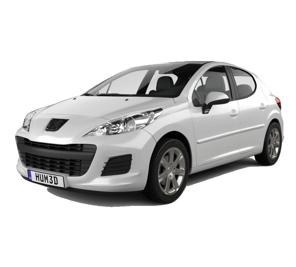 Peugeot 207 hatch 2006-2012 montážne body